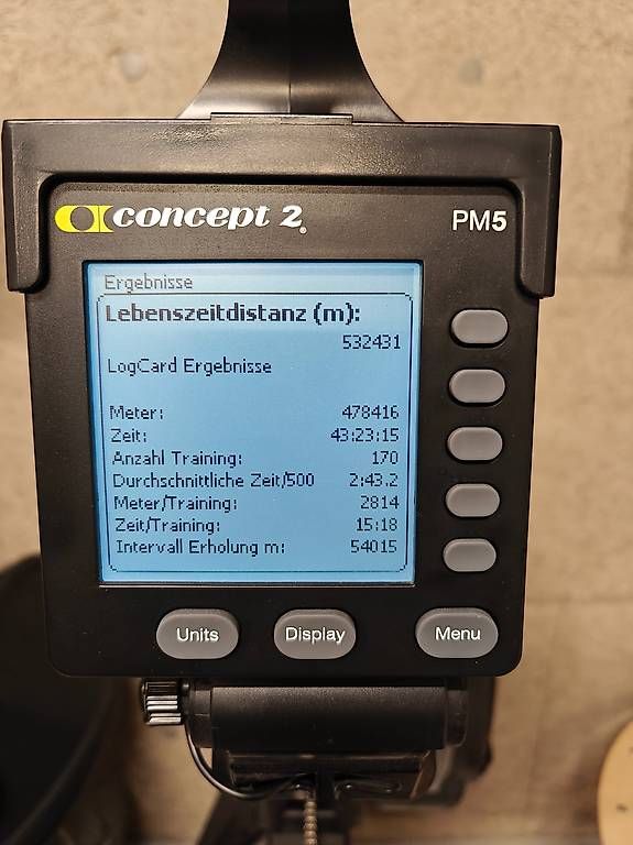 Hometrainer: Rudergerät Concept2 Modell E mit PM5  Top Zustand – Usato da Küsnacht ZH venduto da kaleko 1