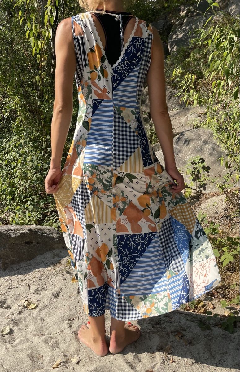 Vestiti: Maxi Abito da cocktail-multicolore-tgM/L-nuovo – Nuovo e nell'imballaggio originale da Gordevio venduto da LanaZimm 6