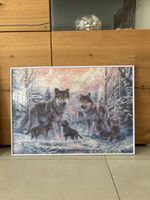 Wolfspuzzle (1000 Teile) + Rahmen & Originalverpackung