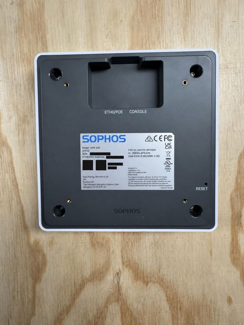 Sophos WiFi: Sophos APX 320 Wireless Access Point – Usato da Steinhausen venduto da Schuwies 2