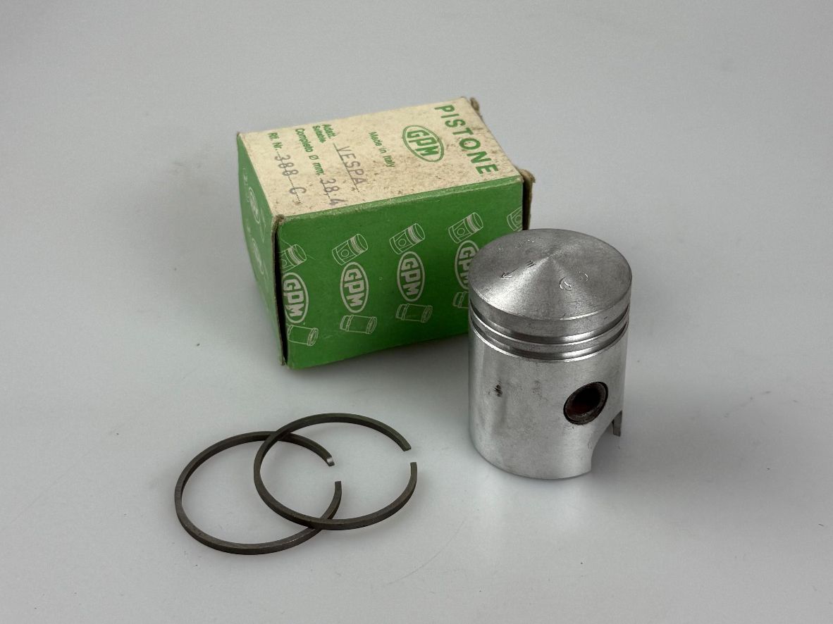 Piaggio Ciclomotori: GPM Piaggio Ciao 38.4mm Kolben NOS – Nuovo e nell'imballaggio originale da Hallau venduto da mofaplus 1
