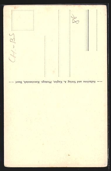 Cartoline postali: St. Chrischona /Riehen-Basel, Blickauf W – Usato da Berlin venduto da bartko-reher 1