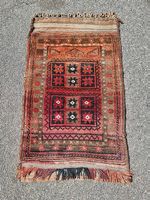66×107 Orientteppich Tasche  Handgeknüpft