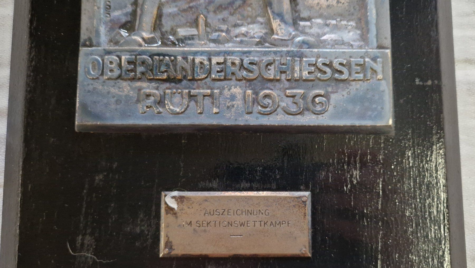 Medaillen: OBERLÄDERSCHIESSEN RÜTI 1936 – Gebraucht aus Bilten von Mic2022 1