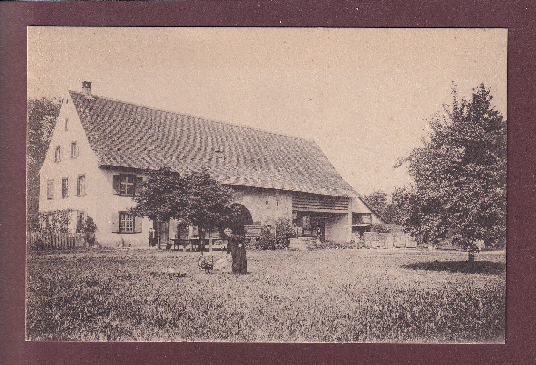 Cartoline postali: BASEL - Luftmatte - Rück lesen – Usato da Pully venduto da nicecards