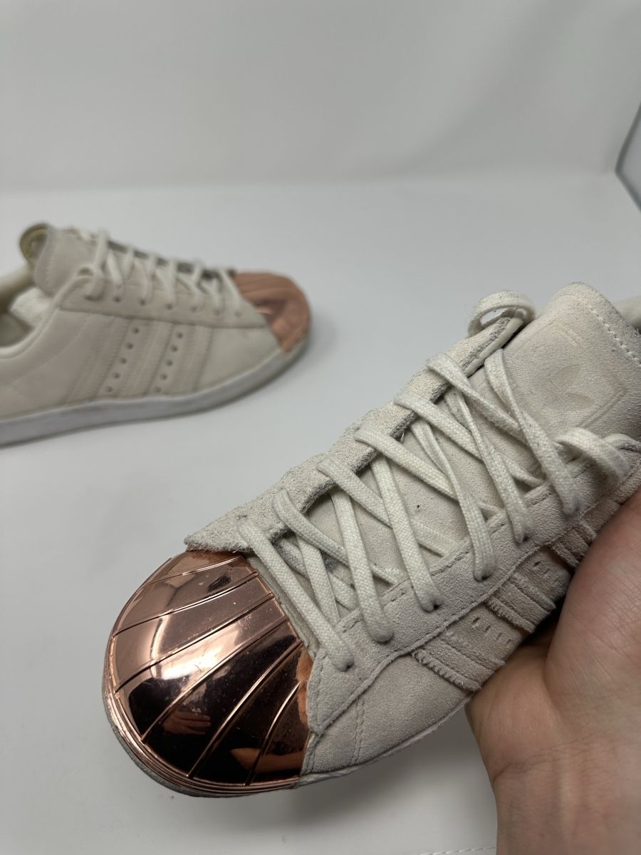 Adidas Scarpe da donna: Adidas Superstar, Beige Wildleder – Usato da Luzern venduto da kim221080 2