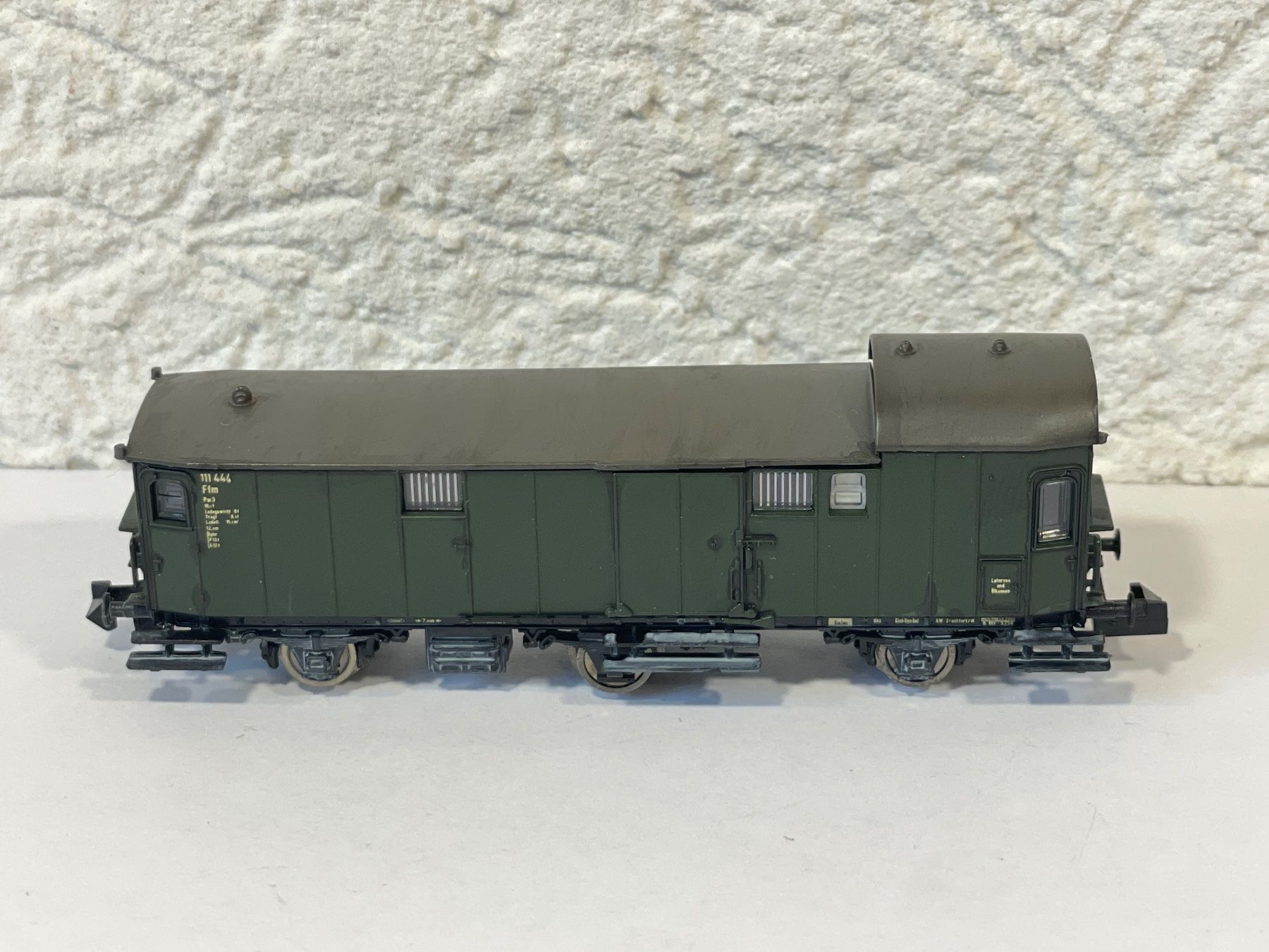 Fleischmann Modelleisenbahnen: Fleischmann 806801 K 3-achsiger Gepäckwagen der DB – Neu (gemäss Beschreibung) aus Wilderswil von Modellbahn-Shop-Moll 2