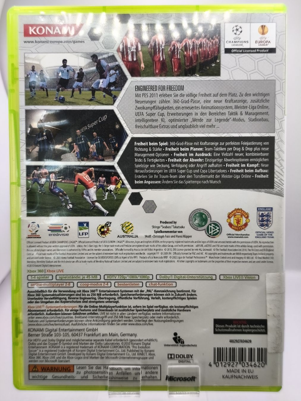 Microsoft Giochi: Jeu Xbox 360 - PES 2011 - Pro Evolution Soccer - Foot! – Usato da Conthey venduto da Th3gr4yf0x 2