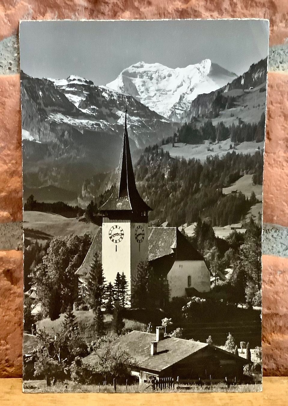 Cartoline postali: 1963 - KIRCHE IN FRUTIGEN - Berner Oberland – Usato da Root venduto da ENGLAND-TREASURES
