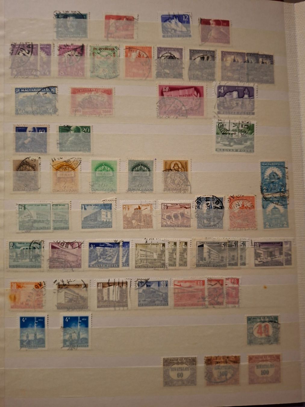 Tous les timbres: Briefmarkensammlung Ungarn – D'occasion à Balgach par SIMEON27 8