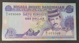 1 RINGGIT / BRUNEI 1989 (BANKFRISCH)