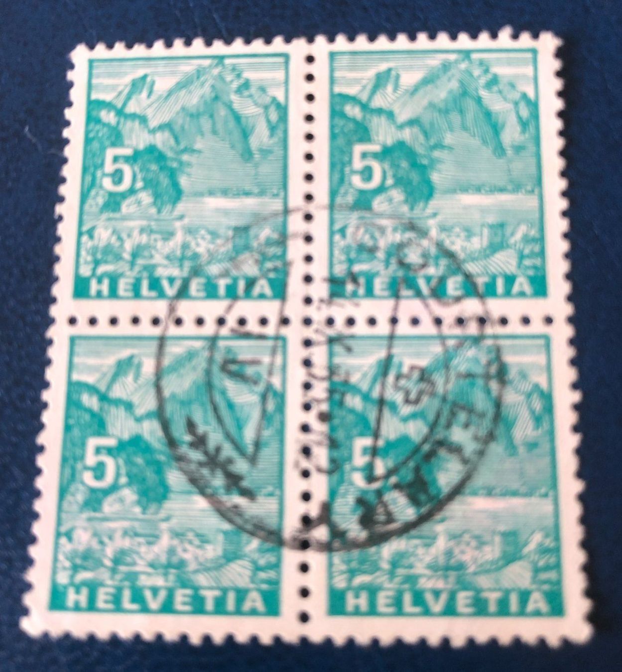 Tutti i francobolli: 4 er Block Nr.195 mit Vollstempel – Usato da Aarau venduto da Billa007