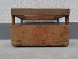 1 alte Holzkiste SINALCO 1965 Kiste Getränkekiste Harass