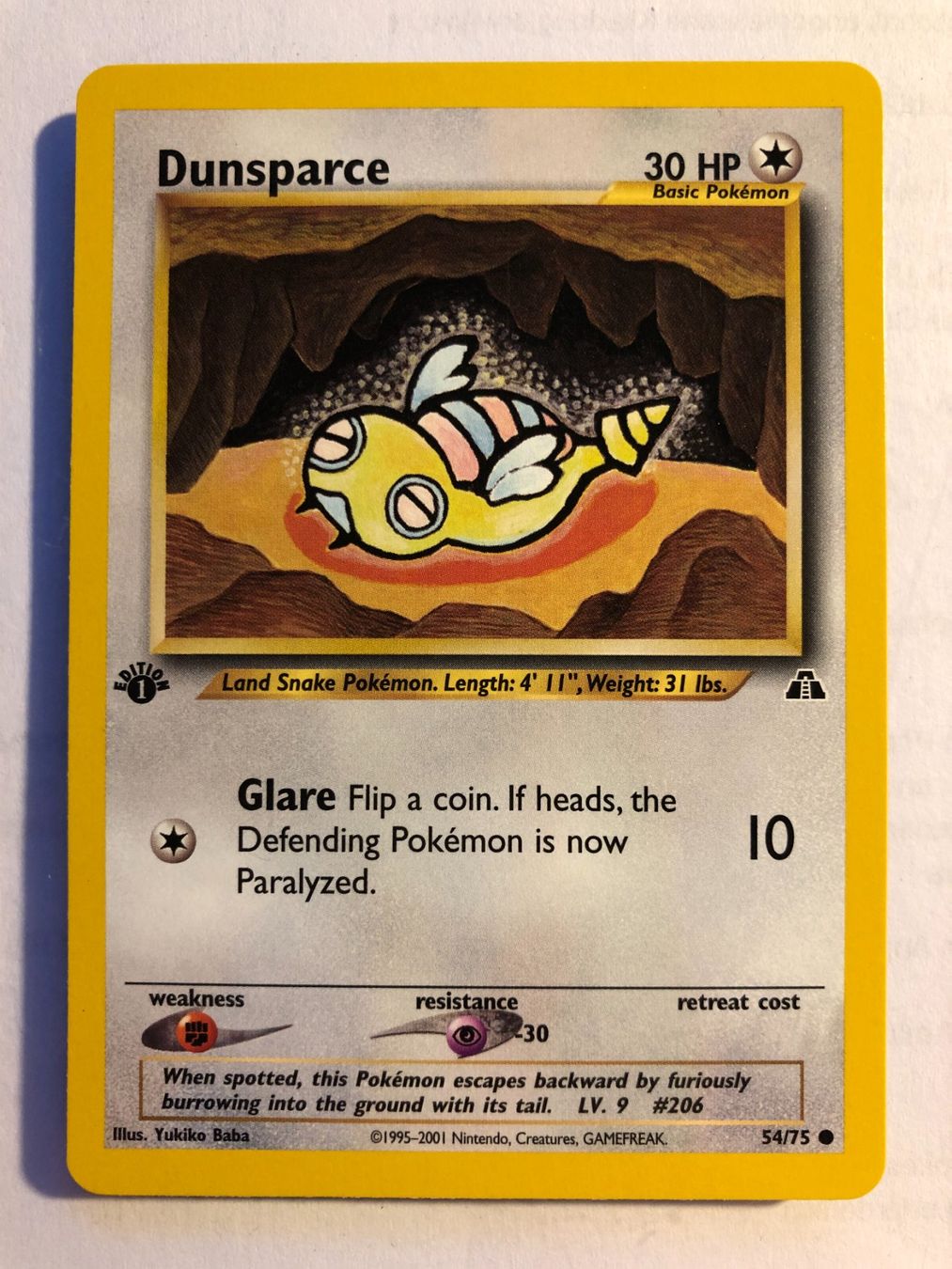 Carte collezionabili: Dunsparce 1st Neo Discovery - MINT - ab 1.- – Usato da Giubiasco venduto da dan_pr8b