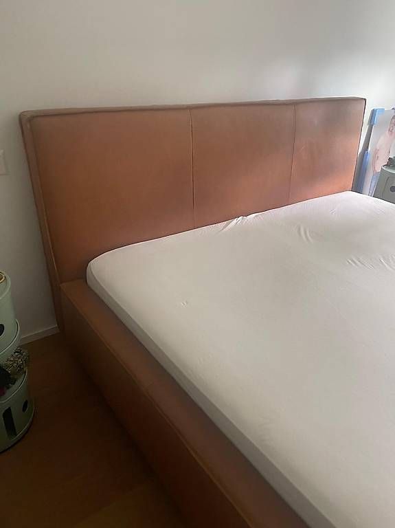 Livique Lits: Lederbett – D'occasion à Triesen par Chevalley 1