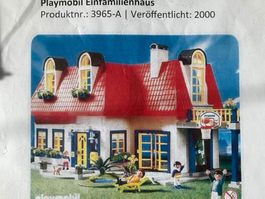Playmobil Einfamilienhaus 3965-A mit Zubehör