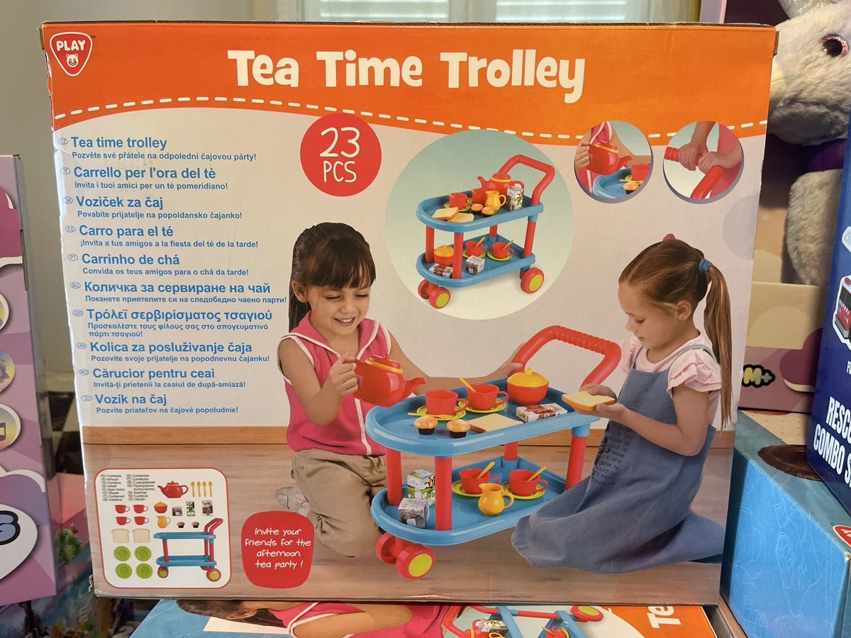 Giocattoli: Playgo Tea Time Trolley Set, 23 Pieces, Pretend Play – Nuovo e nell'imballaggio originale da Dübendorf venduto da kas_67jv 1