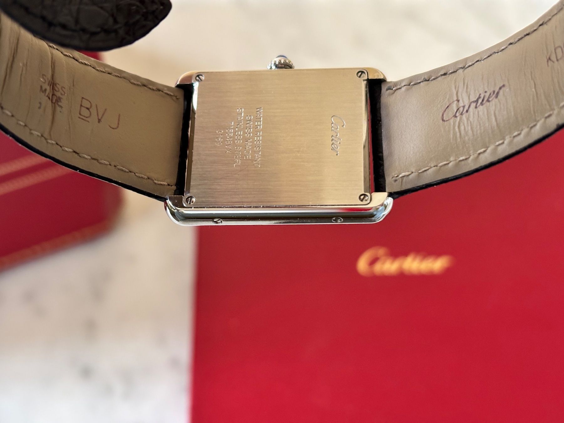 Cartier Orologi: Cartier Tank Solo L "Full set" – Usato da Fribourg venduto da labonafair8b 7