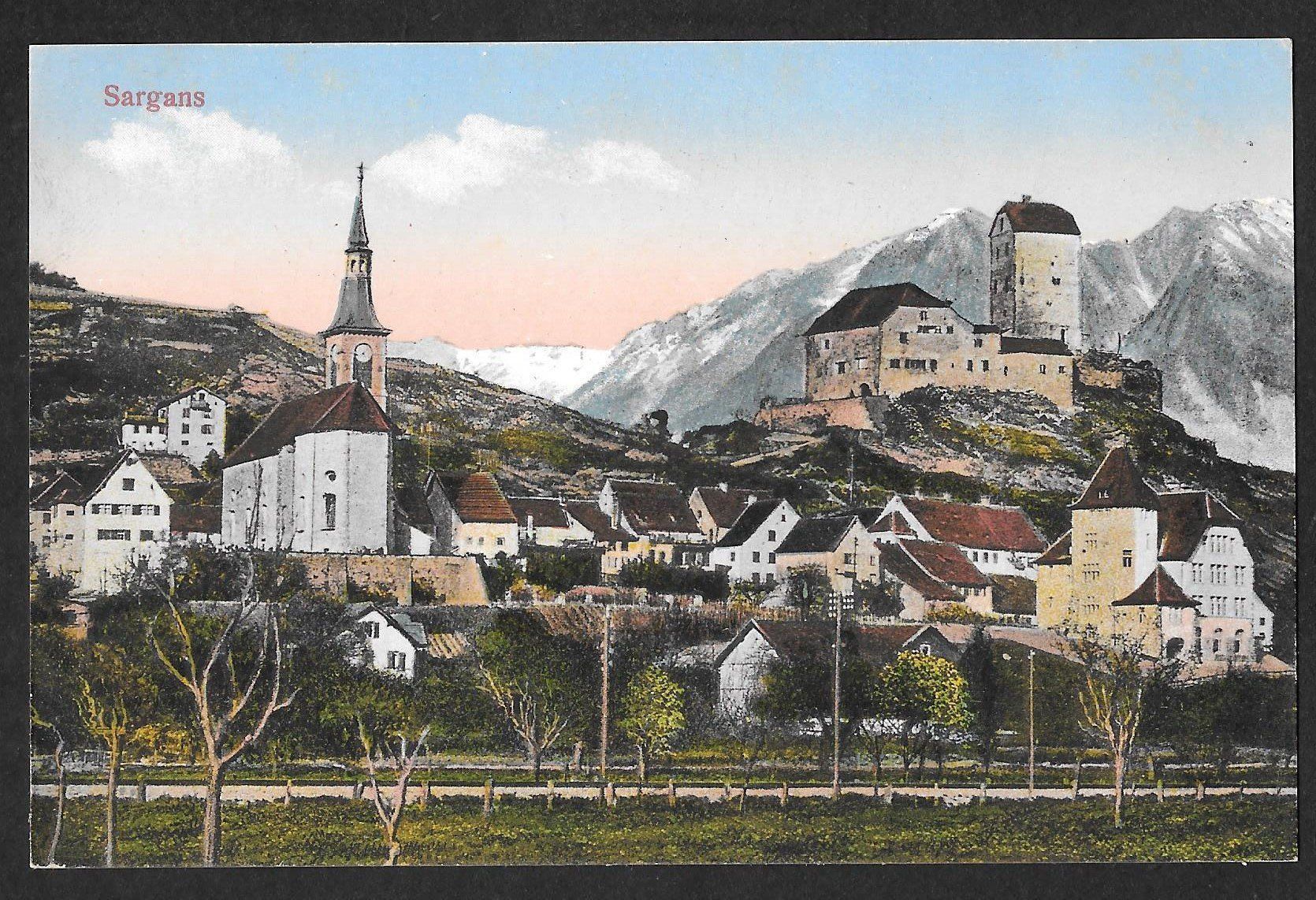 Cartes postales: Sargans Teilansicht – D'occasion à Olten par clotaldi