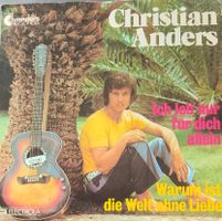 Vinyl Single Christian Anders - ich leb' nur für dich allein