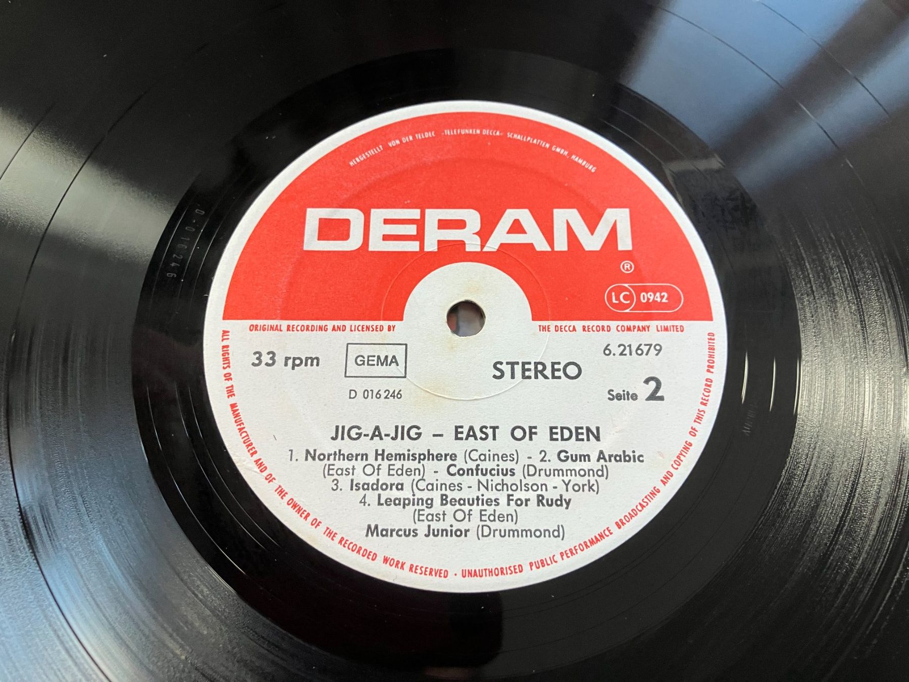 Dischi in vinile: East Of Eden – Usato da Aarwangen venduto da Jukebox3 8