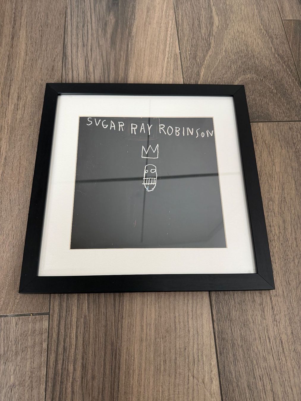 Poster & Bilder: Basquiat Kunstdruck Sugar Ray Robinson – Gebraucht aus Horgen von Auction-Kings