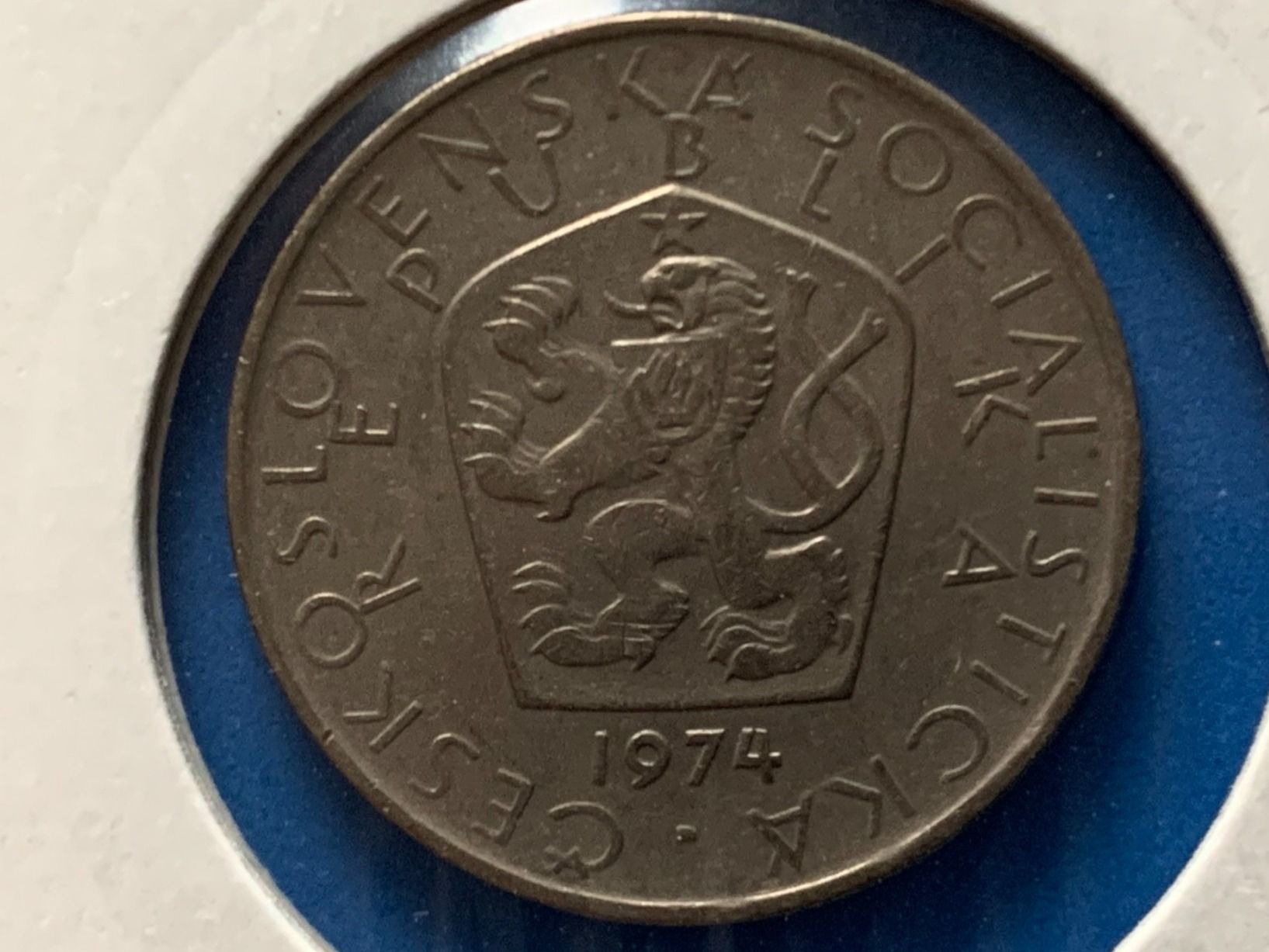 Alle Münzen: Czeckoslovakia - 5 Korun 1973 – Gebraucht aus Corcelles NE von AJKader 1