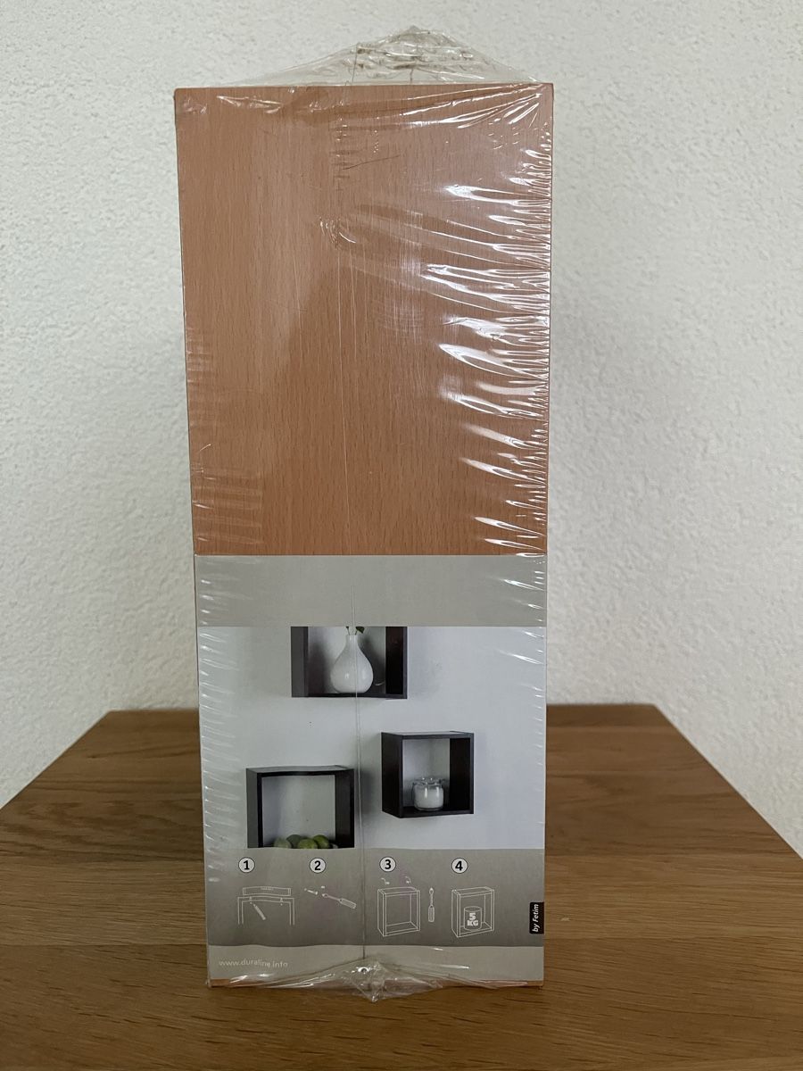 Micasa Scaffali: Wandregal Triple Cube, Buche, Neu & Originalverpackt – Nuovo e nell'imballaggio originale da Spreitenbach venduto da R_1691 1