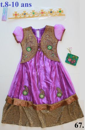 Costume Reine / Königin t. 8 - 10 ans