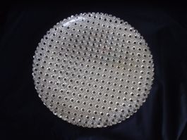 Platte alte/Tortenplatte Glas Vintage, sehr originell