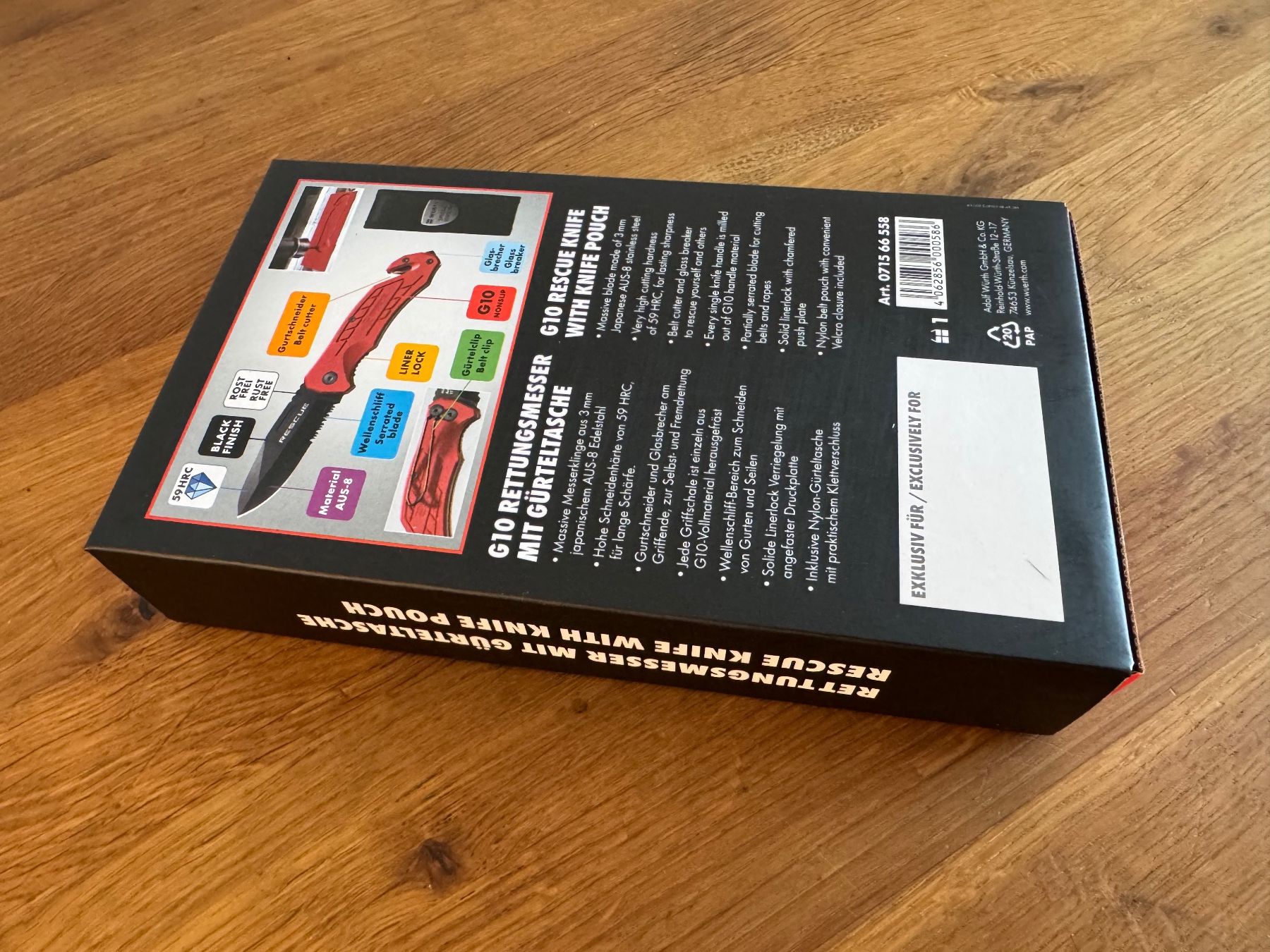 Würth Accessori: Würth Rot Klappmesser Special Edition – Nuovo e nell'imballaggio originale da Frauenfeld venduto da guli11 3