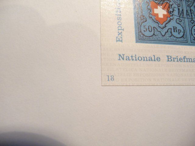 Tous les timbres: 5 NABA Blocks Basel 1971 / ET  / Versch. Blocknummern – Neuf (Voir description) à Kloten par zimboida 7