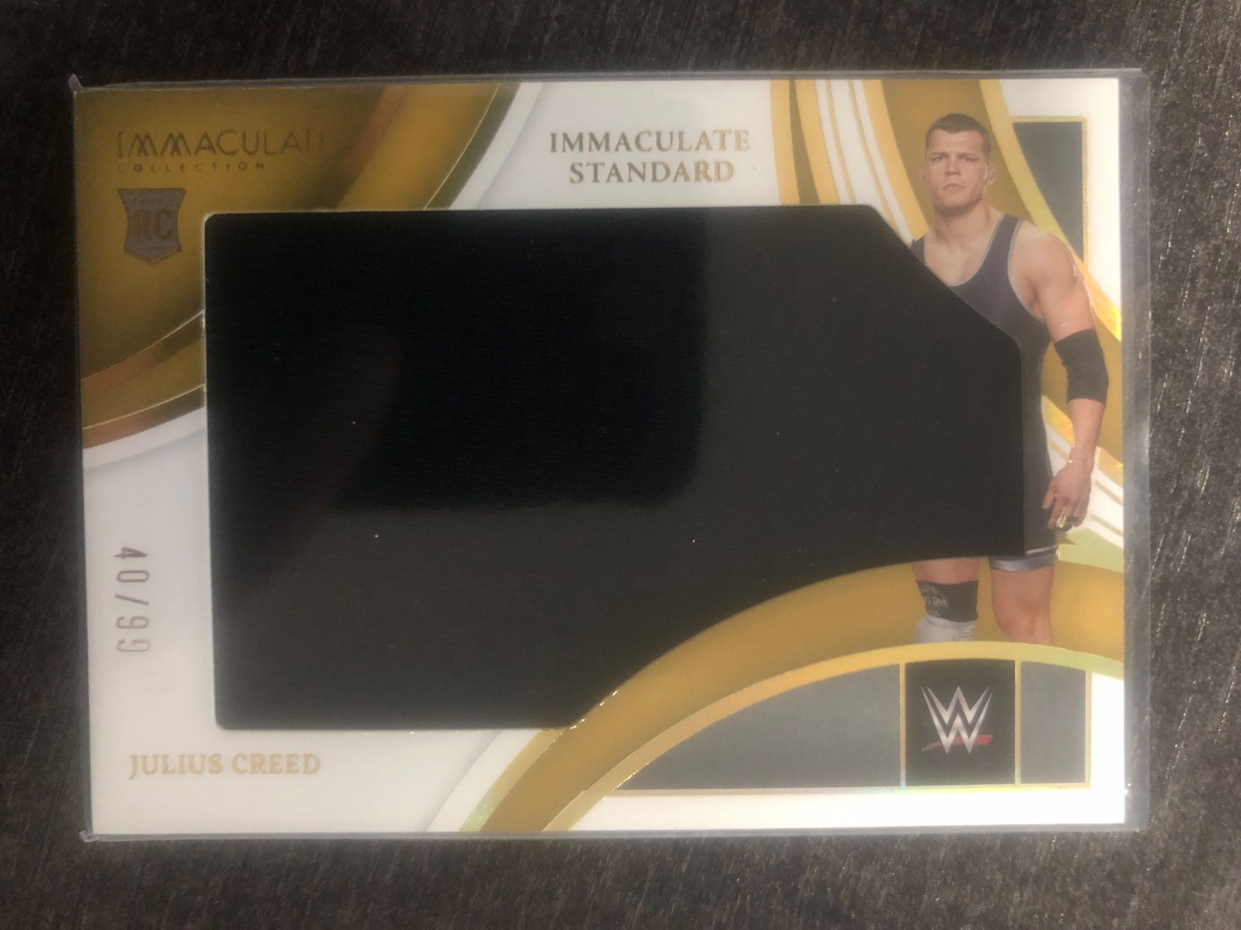 Topps Carte collezionabili: Panini Immaculate WWE Julius Creed Rookie Jumbo Patch /99 – Usato da Wangenried venduto da Garagara