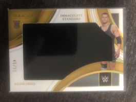 Panini Immaculate WWE Julius Creed Rookie Jumbo Patch /99