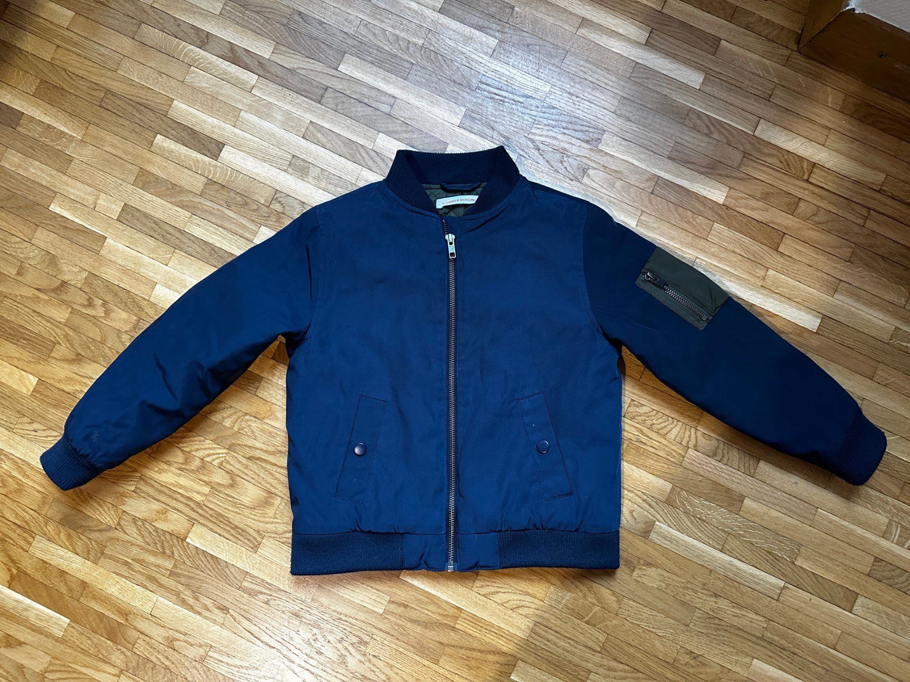 Giacche & Cappotti: Monoprix jacket/veste/bomber garçon bleu marine 6ans – Usato da Lausanne venduto da brixton