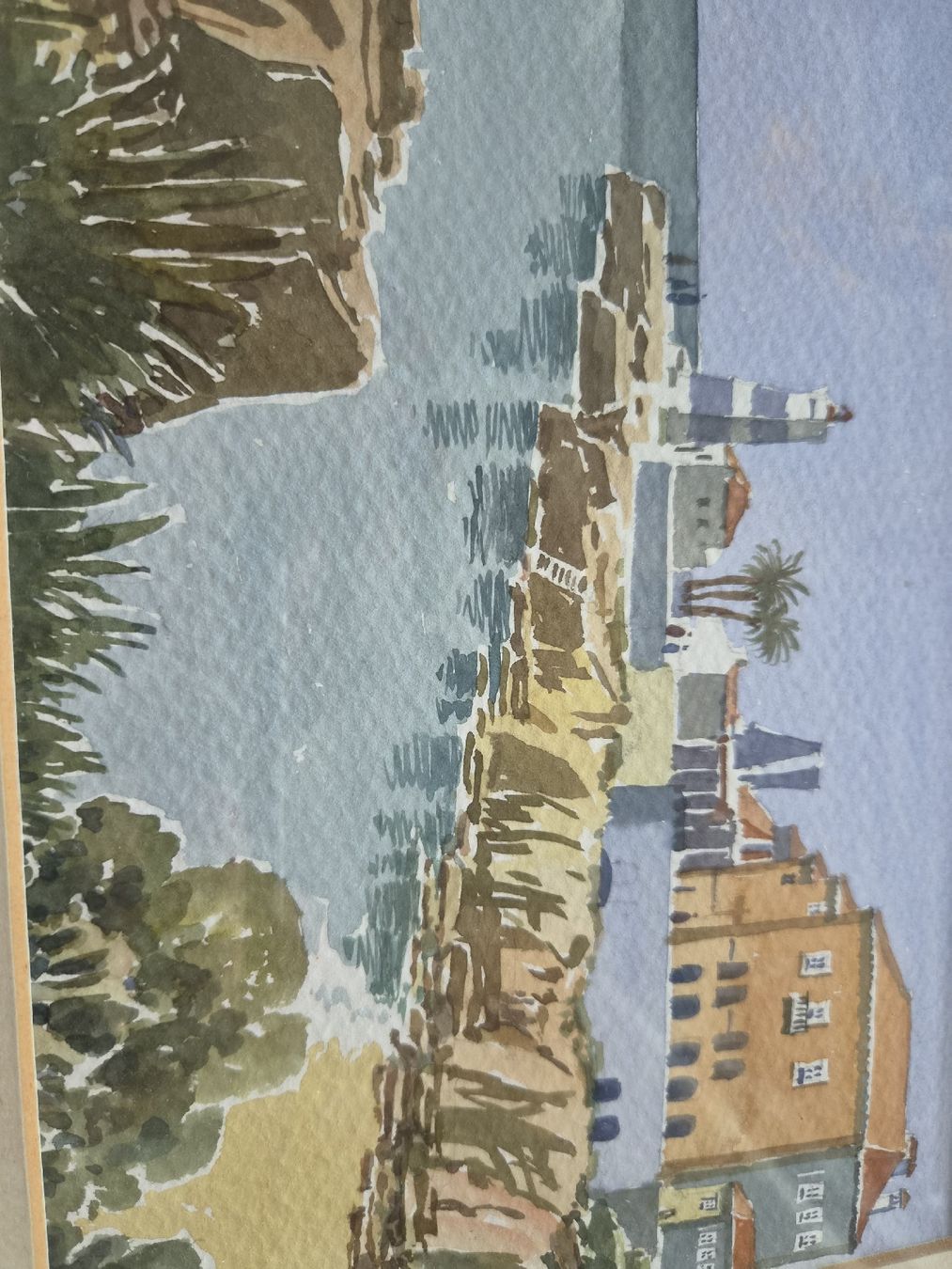 Tableaux: Aquarell Küstenlandschaft  – D'occasion à Scherz par gui_6q7l 1