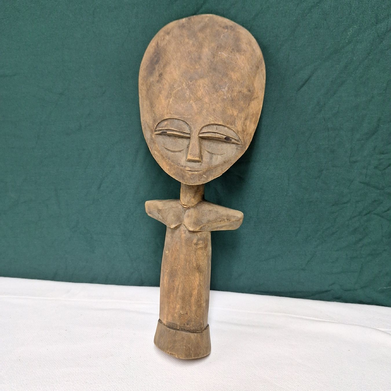 Figuren: Ghana Fruchtbarkeitspuppe Aschanti, Holzfigur – Gebraucht aus Winterthur von Goldpipau 3