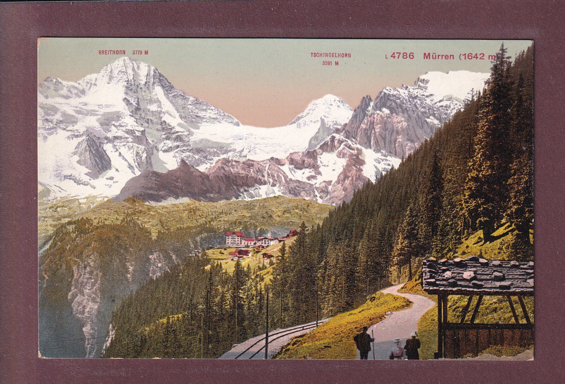 Ansichtskarten: MÜRREN - Breithorn – Gebraucht aus Pully von nicecards