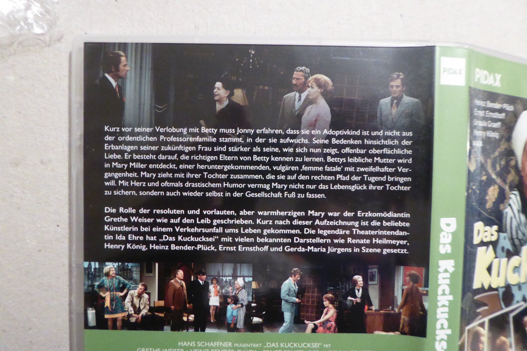 Tutti i DVDs: DVD Das Kuckkusei Pidax Theater Klassiker – Usato da Allschwil venduto da Summelsarium 1