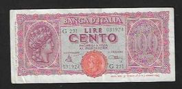 Italia  100  Lire  Gebraucht  Gebraucht