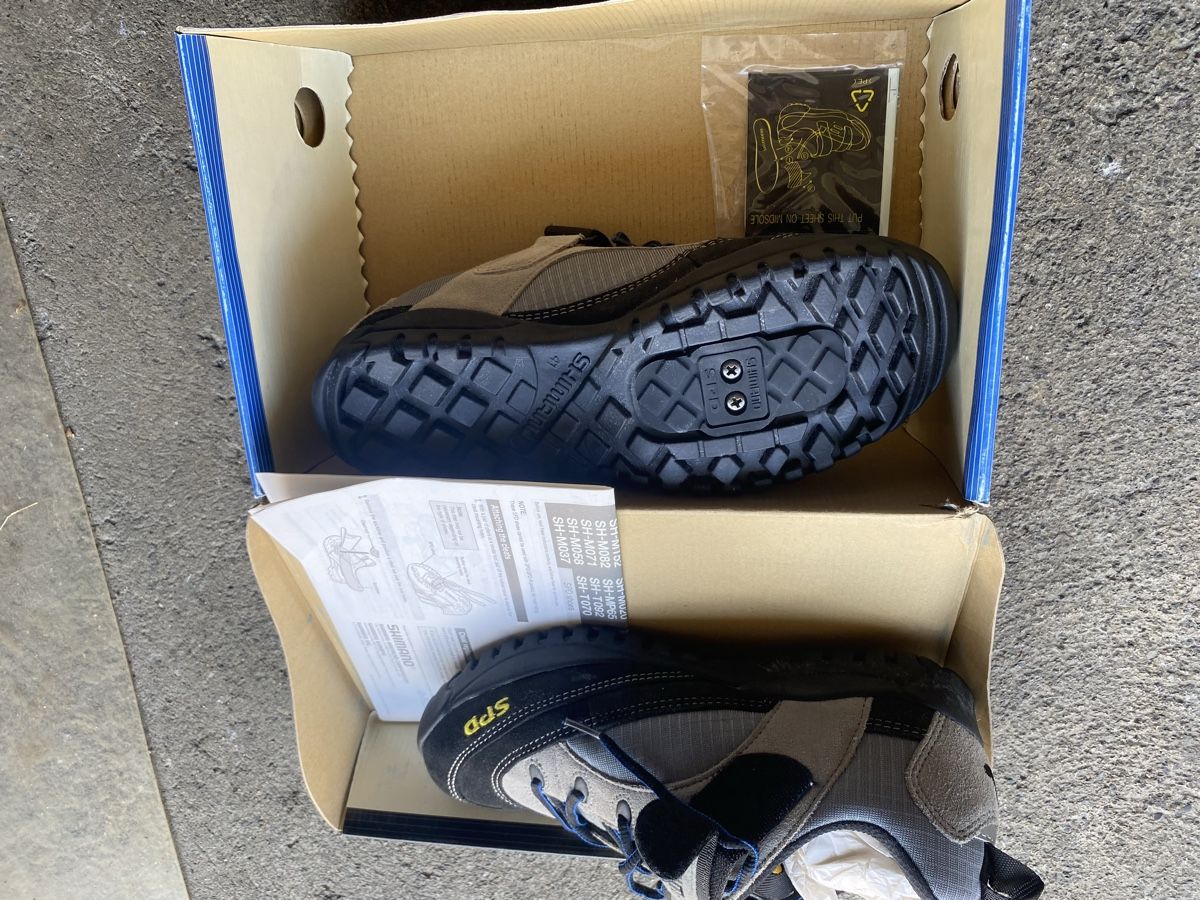 Shimano Scarpe da uomo: Shimano SPD VeloSchuh M037 – Nuovo e nell'imballaggio originale da Eiken venduto da Xar58 4