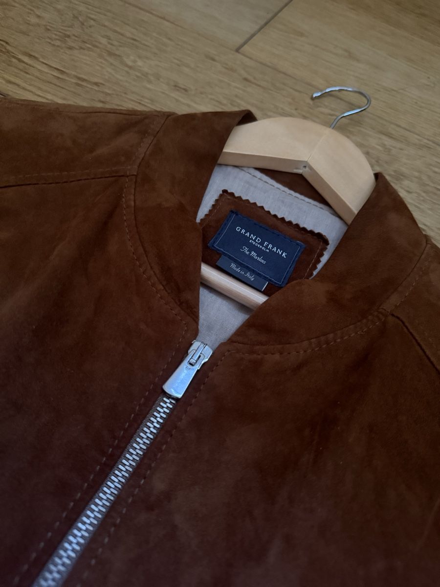 Jacken: Grand Frank - Brown suede leather jacket – Gebraucht aus Vésenaz von RMShop 1