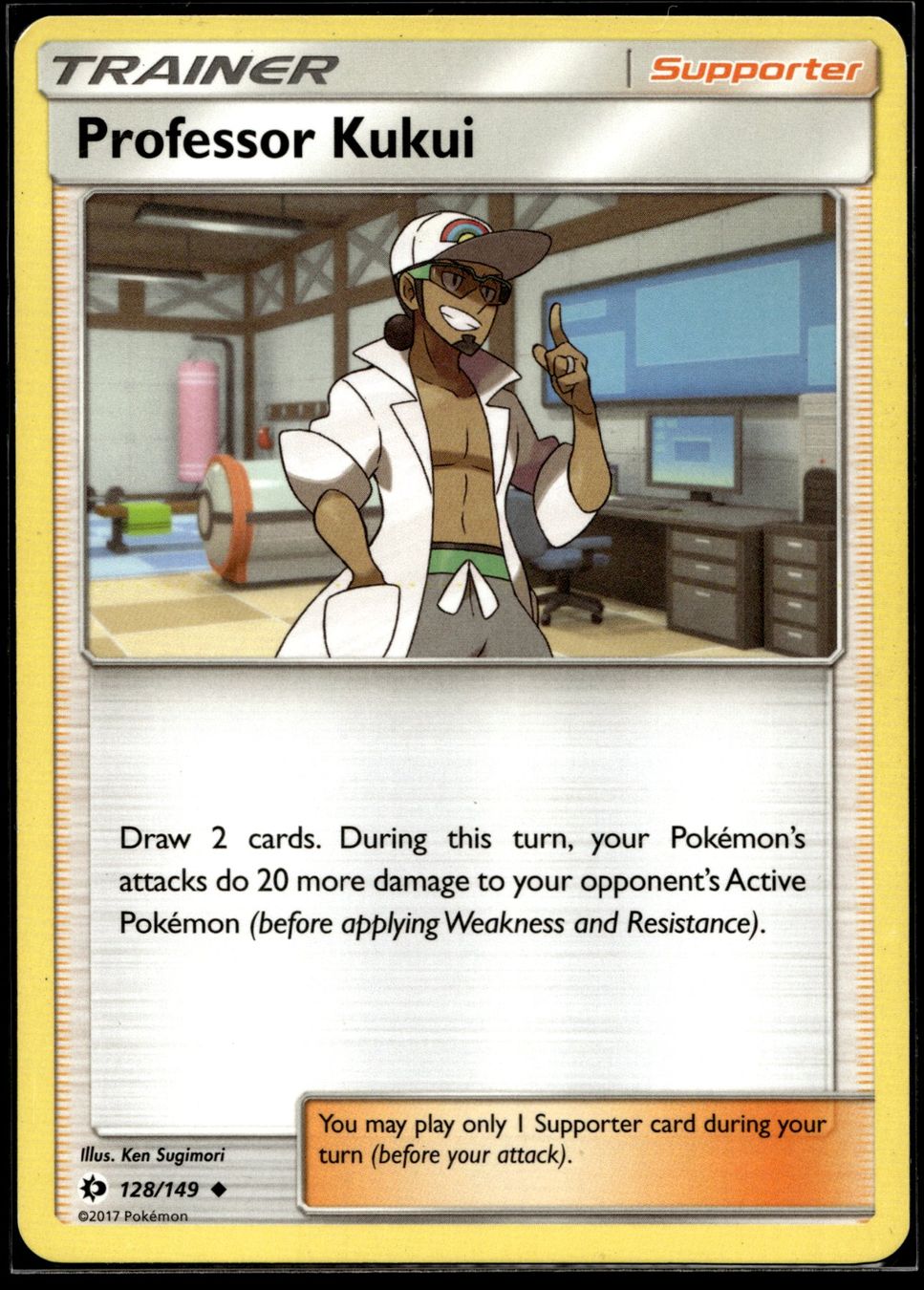 Pokémon Carte collezionabili: Professor Kukui (SUM EN 128/149) – Nuovo (secondo la descrizione) da Affoltern am Albis venduto da Chiesa_5