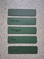*** Namensschilder Achweizer Armee95 ***