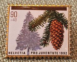 A877 - Pin PTT Pro Juventute Helvetia