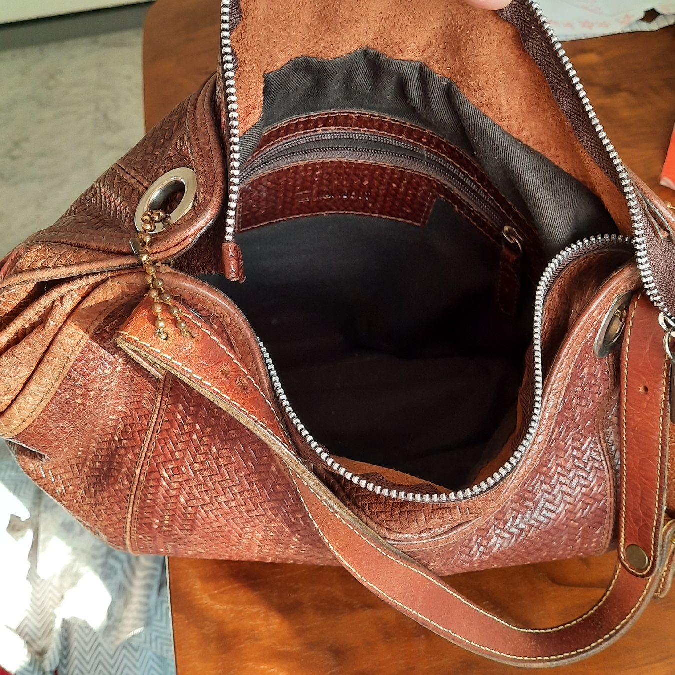 Navyboot Borse da donna: **Schicke Navyboot Ledertasche, Vintage. – Usato da Hinwil venduto da Wuschi40 8