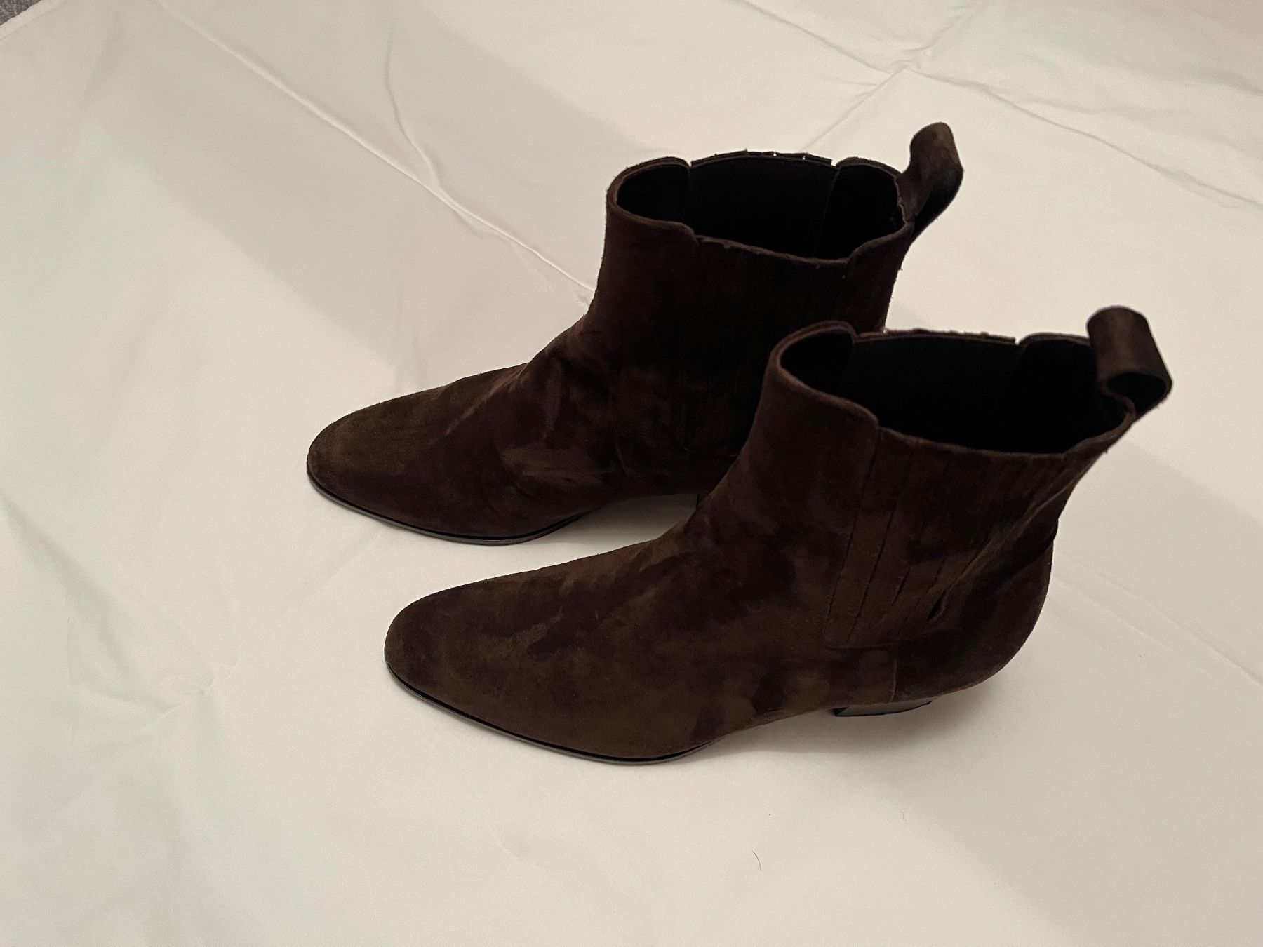 Bongénie Grieder Scarpe da donna: Wildlederboots dunkelbraun – Usato da Zürich venduto da hel_lm8b 2