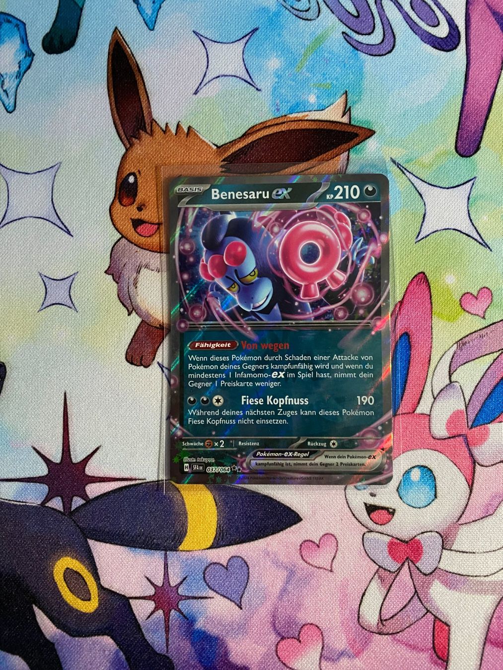 Pokémon Sammelbilder & Trading cards: Pokemon Benesaru EX 037/064 SFA – Gebraucht aus Grindelwald von TSG-G-Town