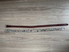 2 Stk. Damengürtel Gr. 85