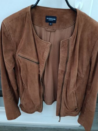 Echte Wildleder-Jacke